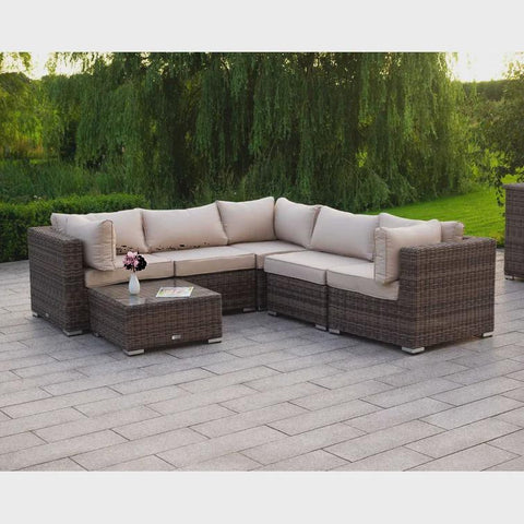 Okexin 6 - Person Outdoor Seating Group with Cushions