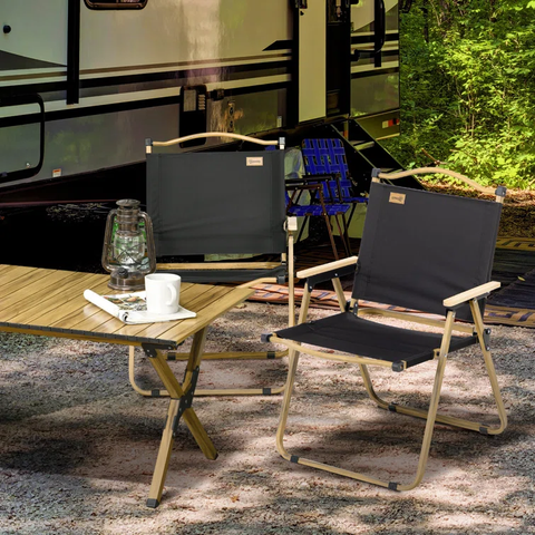 Set Of 2 Camping Chair, Lightweight Folding Chair
