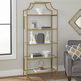 71" Nola 5 Shelf Etagere Bookcase