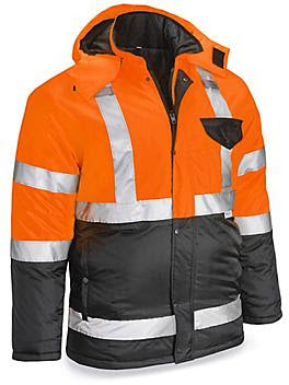 Class 3 Hi-Vis Polar Parka - Lime, 3XL