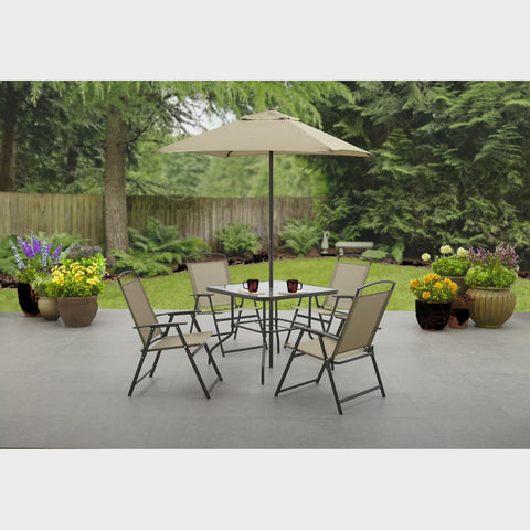 Mainstays Albany Lane 6-Piece Outdoor Patio Dining Set