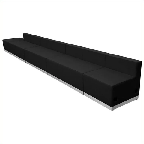 Scranton & Co 6 Piece Reception Seating in Black