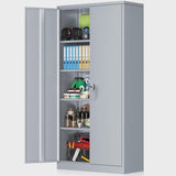 Lakenzie  5 - Shelf Steel Storage Cabinet with Lock