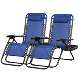 Set of 2 Relaxing Recliners Patio Chairs