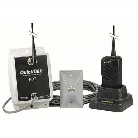 UHF Wireless Voice Alert System: UHF, 1 Channels, Polycarbonate