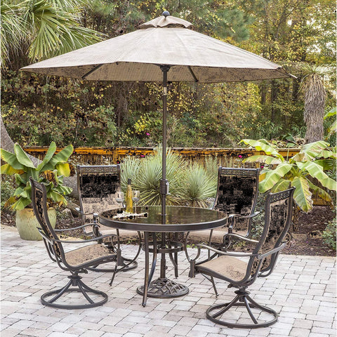 5-Piece Rust-Free Aluminum Outdoor Patio Dining Set