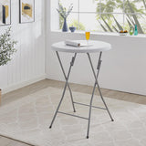 Round Folding Table Bi-Fold Resin Table