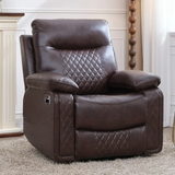 Single Recliner Chairs for Adults, Reclining Chair Manual Sofas for Living Room