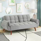 Kamaren Full 75.39" Futons Upholstered Convertible Sofa