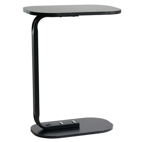 C Shaped End Table - Premium Black Coffee Table