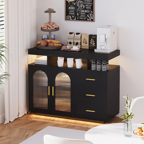 Katracy 39.37'' Sideboard With LED Light