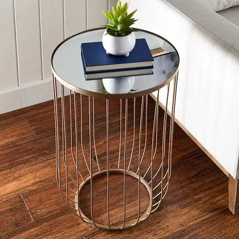 Lexi Accent Table, Gold