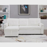 Perry Modern Reversible Sectional Sofa with Storage Chaise