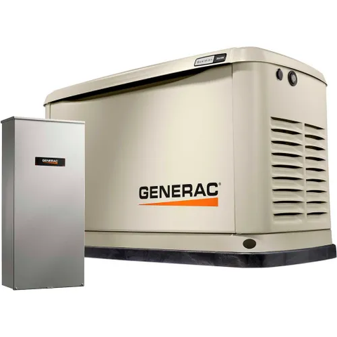 Generac® Guardian 18kW 120/240V 1 Phase Air-Cooled Standby Generator, NG/LP, WiFi Enabled