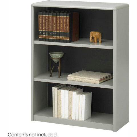 3-Shelf Economy Bookcase - Gray