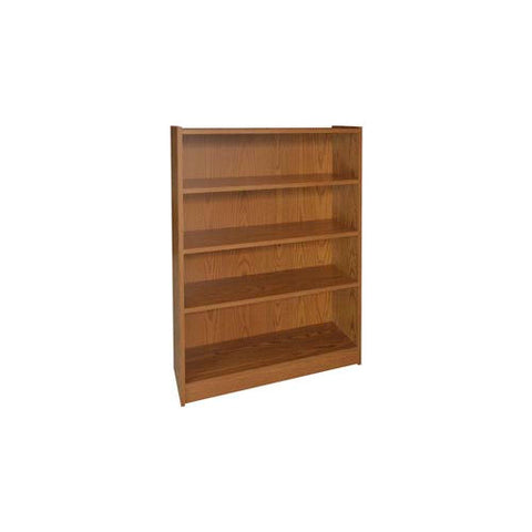 48" Adjustable Bookcase - 36"W x 11-7/8"D x 47-1/8"H Medium Oak