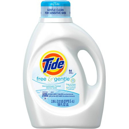 Tide Free and Gentle Liquid Laundry Detergent,