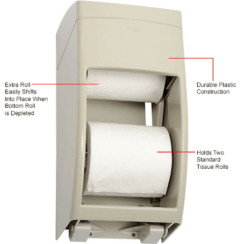 Bobrick® MatrixSeries™ Surface Mounted Multi-Roll Tissue Dispenser - B-5288