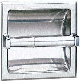 Bobrick® 600 Series Recessed Single Tissue Dispenser - Satin - B6677