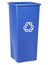 Rubbermaid® Square Recycling Container - 23 Gallon