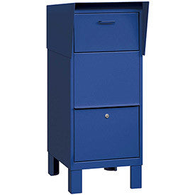 Salsbury Courier And Collection Box 4975BLU - Blue, Private Access