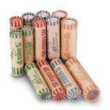 Sparco Flat Coin Wrapper TCW01, $0.50 Pennies Capacity, Price Pack of 1000