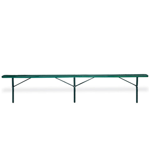 Victory 15' Exp Steel Flat Bench, Trad Edge, Inground Mnt