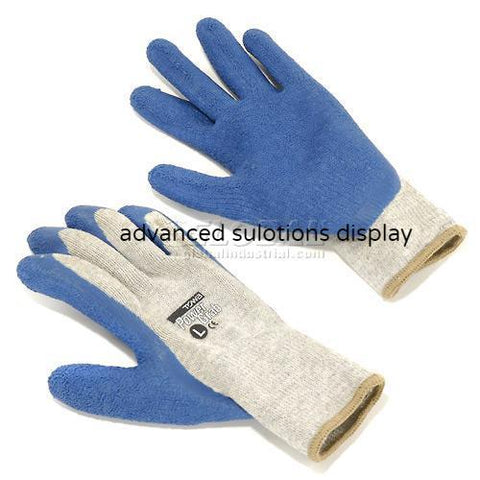PIP Latex Coated Cotton Gloves, Large - 12 Pairs/Pack