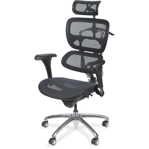 Balt MooreCo Butterfly Chair, 5-star Base - Chrome Black - 28" Width x 24" Depth x 51" Height