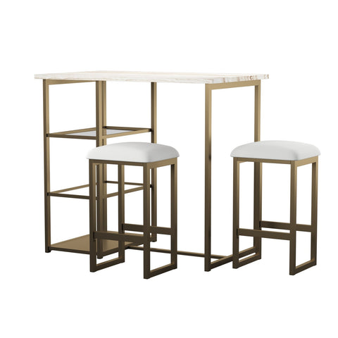 Denham 3 Piece Pub Table Set