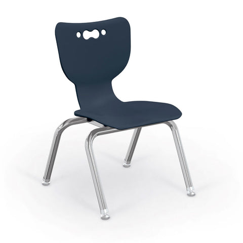 Balt® Hierarchy 12" Plastic Classroom Chair - Set of 5 - Navy