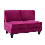 Ariyelle 47'' Chenille Armless Loveseat