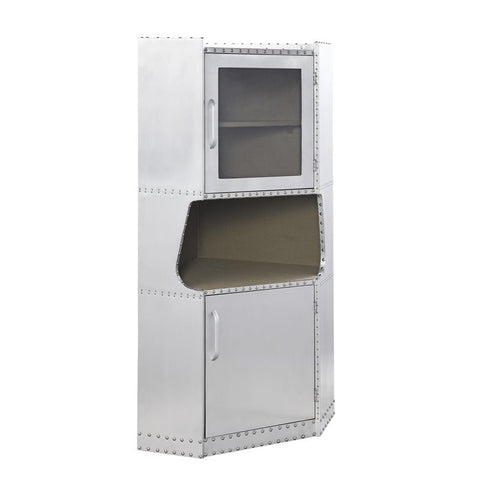 Brancaster Metal Cabinet in Aluminum