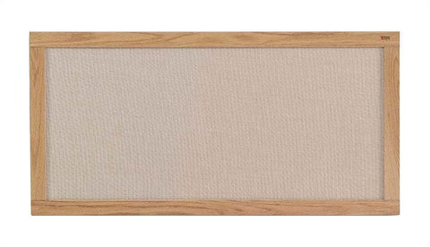 Burlap Covered Wall Mounted Bulletin Board 4' x 6'