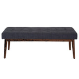 Carson Carrington Kristinehamn Bench with Coffee Finish Legs