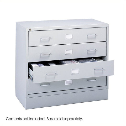 4-Drawer Audio and Video Microform Cabinet