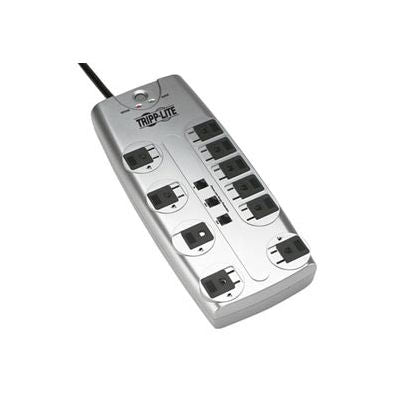 Tripp Lite TLP1008TEL Protect It! Surge Protector/Suppressor, 10 Outlets, 8' Cord, 2395 Joules