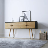 Bickel 60" Wide Wood Sideboard