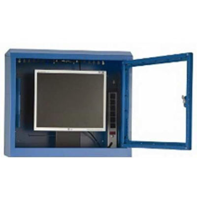 Rousseau R5MCA-2451 Wall-Mounted Cabinet with Polycarbonate Door, Avalanche Blue