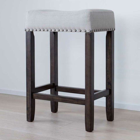 Firth Bar & Counter Stool Gray/Dark Brown