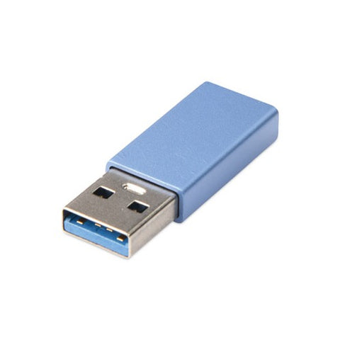 Voxx USB-C Female to USB-A Male Adapter, Blue