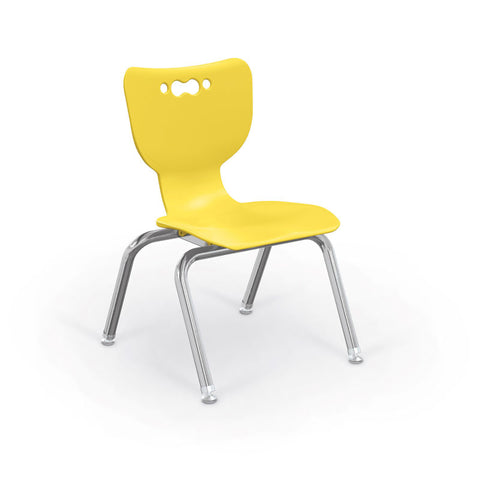 Balt® Hierarchy 12" Plastic Classroom Chair - Set of 5 - Yellow