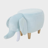 Rosie Velvet Elephant Ottoman by Christopher Knight Home