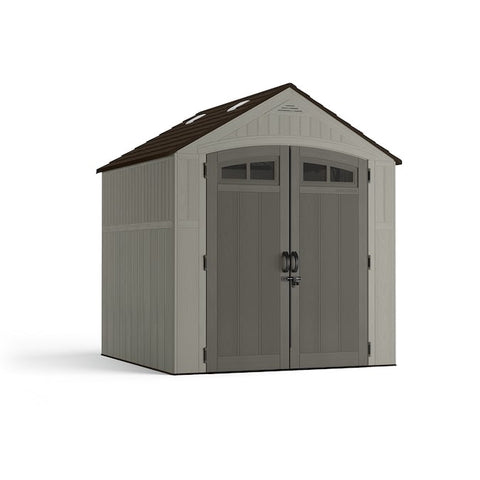 7-ft x 7-ft Craftsman Resin Storage Shed Gable Storage Shed