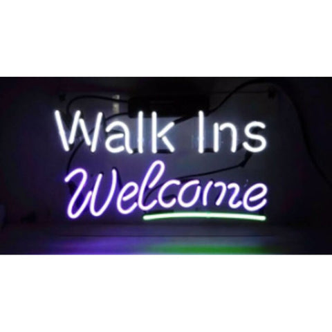 Walk Ins Welcome Glory Neon Sign