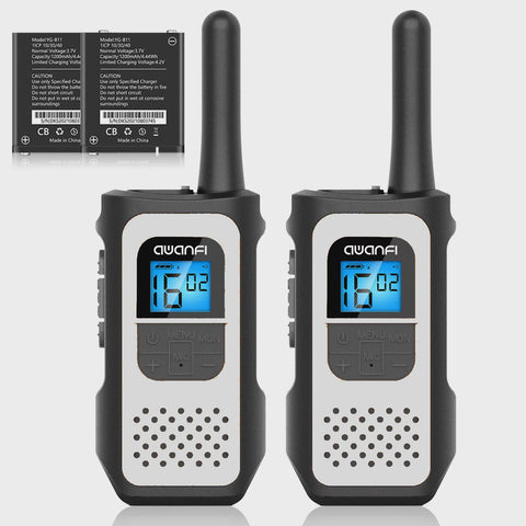 Walkie Talkie, AWANFI Walkie Talkies for Adults Kids Boys Girls, 22 Channel Rechargeable Two-Way Radio