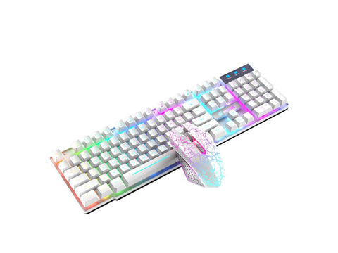 T3 Wireless Charging Colorful Keyboard And Mouse Game Set