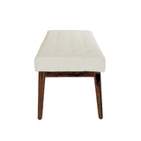 Carson Carrington Kristinehamn Bench with Coffee Finish Legs