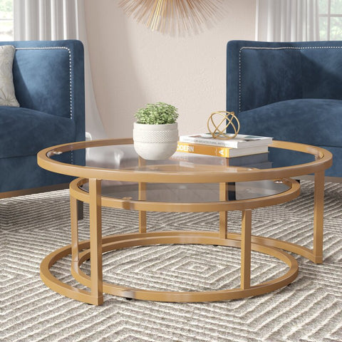 Evie 2 Piece Coffee Table Set