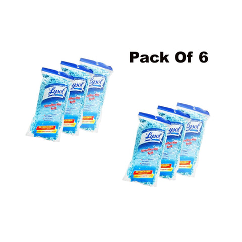 Lysol Microfiber Mop Refill Pack of 6